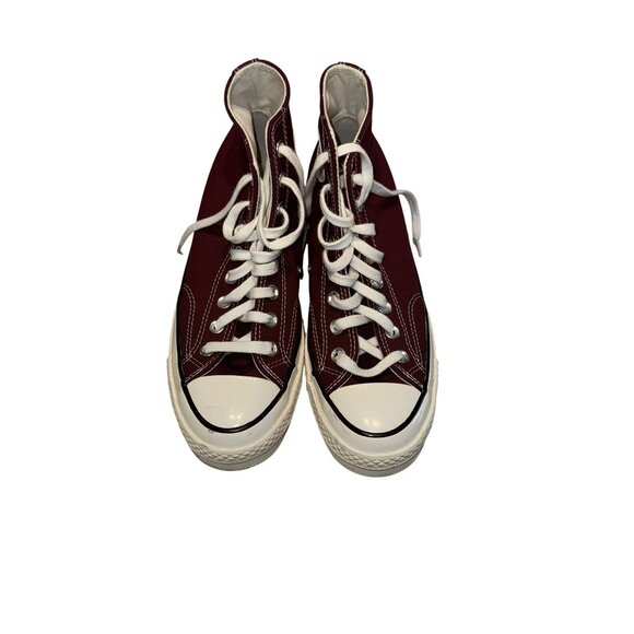 NWOB Converse Chuck 70 High Recycled Canvas Deep Bordeaux Sneakers Unisex 7M 9W - Picture 1 of 10